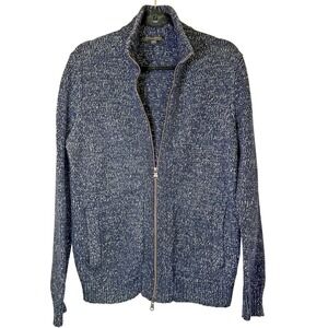 Banana Republic Mens Chunky Ragg Wool Academia Cardigan Sweater L Grandpacore‎